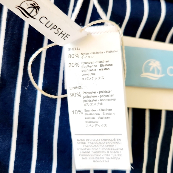 Cupshe Reversible Striped Bikini Bottom Only - Picture 10 of 11